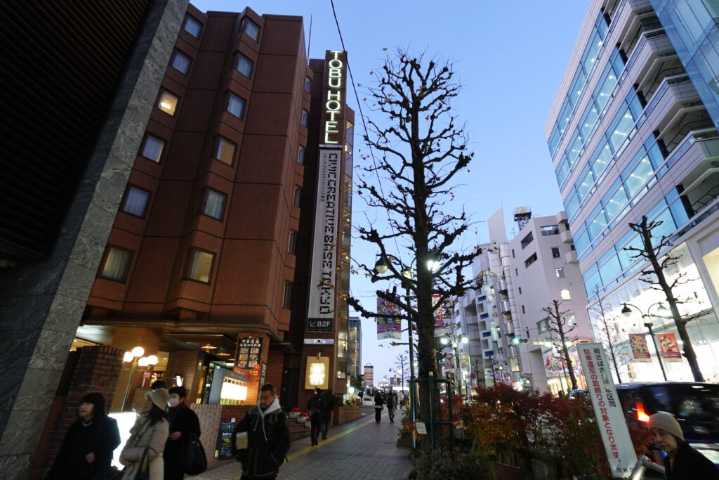 渋谷東武ホテル付近